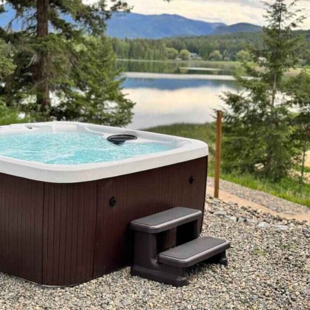 Hot Tub by the Lake House